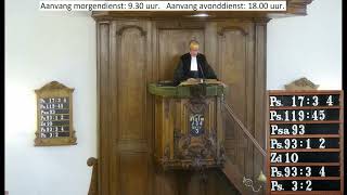 Hervormd Capelle – Avonddienst 13 oktober 2024 – Ds DA Burggraaf [upl. by Eerahc]