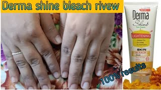 derma shine bleach rivew live demosis creative vilogs [upl. by Abbottson97]