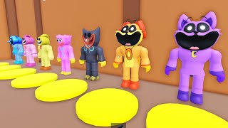 SURVIVAL IN THE PITS SMILING CRITTERS NIGHTMARE CATNAP Miss Delight HUGGY WUGGY IN Roblox [upl. by Jamnis162]