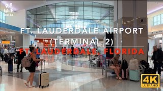 Walking Fort Lauderdale Airport  Fort Lauderdale Florida 4K [upl. by Noicpecnoc536]