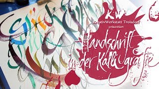 Von der eigenen Handschrift zur Kalligrafie [upl. by Joshi]