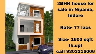 House for sale in Indore Nipania 77 lacs call 9303215006 [upl. by Meggs37]