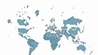 World Mercator Projection with country going to be true size [upl. by Reinaldos607]