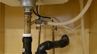 Kitchen Sink Drain Tailpiece Replacement Highlights [upl. by Osbourn]