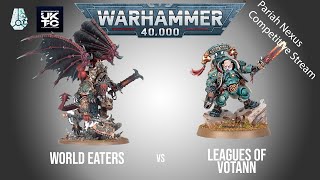 Leagues of Votann Vs World Eaters  Competitive Battle Report [upl. by Marlene]