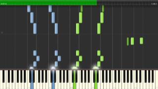 Tom and Gerry  Background Music Flight Theme Piano Tutorial [upl. by Adaynek]