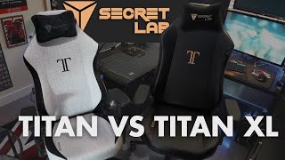 Secretlab TITAN XL 2020 Stealth vs Titan Cookies amp Cream [upl. by Yebba358]