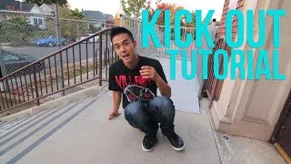 How to Breakdance  Kick Outs  Footwork Basics [upl. by Jerrilee]