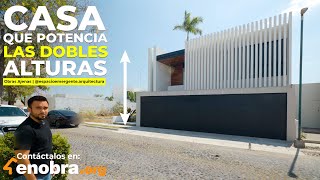 CASA que POTENCIA las DOBLES ALTURAS en 14x45 mts  Obras Ajenas  Espacio Emergente [upl. by Riggall]