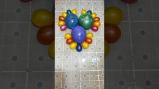 Purple Blue Green HBD and Mini Rainbow Balloons Pop Reverse ASMR Satisfying [upl. by Halsted122]