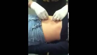 Mom getting belly button pierced [upl. by Still]