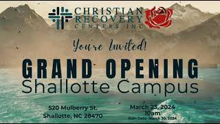 CRCI Shallotte Campus Grand Opening Invite [upl. by Llenreb]