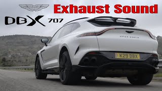 Aston Martin DBX 707 Exhaust Sound [upl. by Ahsikyw]