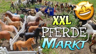 XXL Pferdemarkt🐴🤩Neues FOHLEN PFERDE❤️‍🔥🥳Schleich [upl. by Donough486]