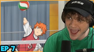 KARASUNO BEATS AOBA JOHSAI  Haikyu Episode 7 Reaction [upl. by Dacia]