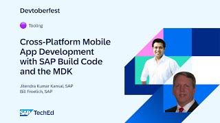 🟣 CrossPlatform Mobile App Development with SAP Build Code and the MDK [upl. by Mal505]