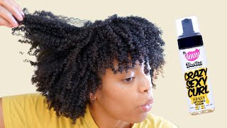 MOUSSE ONLY Wash and Go Series  Ep 2  The Doux Bee Girl [upl. by Lladnew]