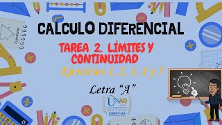 Tarea 2 Límites y Continuidad Letra A [upl. by Tizes]