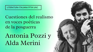 Literatura Italiana 2024  Cuestiones del realismo en la poesía de Antonia Pozzi y Alda Merini [upl. by Jeffries]