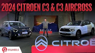 2024 Citroen C3 amp C3 Aircross SUV get updates amp new features from Basalt  Walkaround amp First Look [upl. by Hirz]