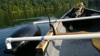 PVC Canoe outrigger [upl. by Rossen]