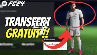 FC 24 TUTO  Comment TRANSFERER un joueur GRATUITEMENT et JOUER AVEC  mode carrière etc [upl. by Yren374]