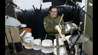 Mike Manginis Epic Bucket Drum Solo [upl. by Navi]