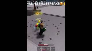 Killing killstreaks 😍 shortsvideo thestrongestbattlegrounds roblox skyfall music yes idk [upl. by Mohsen]