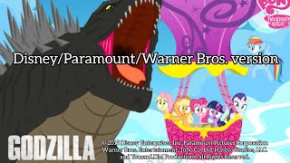 Godzilla Meets My Little Pony 2015  DisneyParamountWarner Bros version  StormTrooper2006 [upl. by Teerprah444]