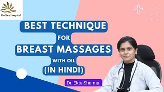 Breast Massage Techniques With Oil For Breast Growth Reduces Sagging Breast amp Tightening Dr Ekta [upl. by Wil]