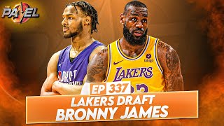 👑The NBA Legacy Continues Lebron amp Bronny Are Officially Teammates On The Lakers👑  The Panel [upl. by Nnadroj]