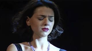 Khatia Buniatishvili – Mozart Piano Concerto No 24 in C minor K 491 Live Saarbrücken 2013 [upl. by Aihsoj608]