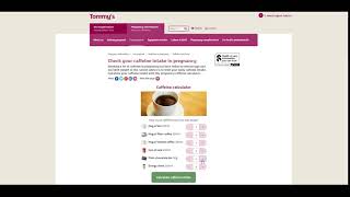 Using Tommys caffeine calculator [upl. by Gino]