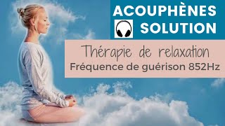 Acouphènes Solution Thérapie de relaxation Fréquence de guérison 852Hz  Treatment rInging in ears [upl. by Trojan]