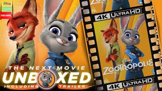 Zootropolis  Zavvi Exclusive 4K Ultra HD Collection Unboxing and Trailer [upl. by Lokim]