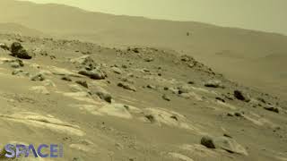 Ingenuitys 4th flight on Mars See 1st pics amp new 3rd flight footage [upl. by Araj]