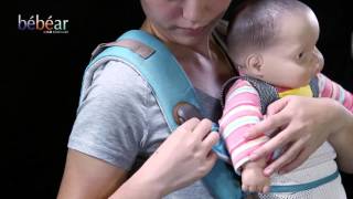 Bebamour 9 in 1 Baby Carrier Hipseat User Vedio of bebear [upl. by Adena]