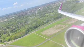 WIZZ AIR A321NEO PW1100G Takeoff from Warsaw 4K [upl. by Ees]