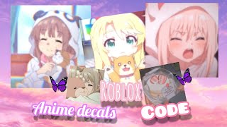 ✨ROBLOX ANIME DECALS ID [upl. by Ahsinej]