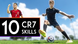 TOP 10 Cristiano Ronaldo Skills [upl. by Cacilie616]