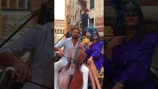 Ciao Venezia Casanova is back in town 😜🎻❤️ hausermusic hausercello music romance [upl. by Yanad]