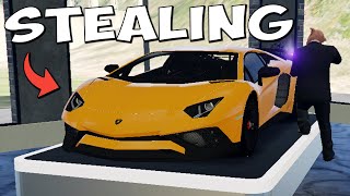 Stealing Cars from Lamborghini Dealership sa GTA 5 [upl. by Lleon]