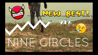 Geometry Dash  NINE CIRCLES 93 [upl. by Namyl]