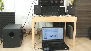 Logitech z623 vs Dantax Bandpass subwoofer sound test 4 [upl. by Lienet225]