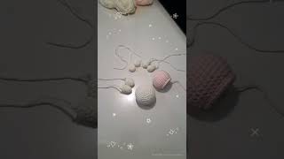 🍡🐰 bunny dango crochet crochettutorial crochetpattern crochetbunny crochetforbeginners fyp [upl. by Namharludba286]