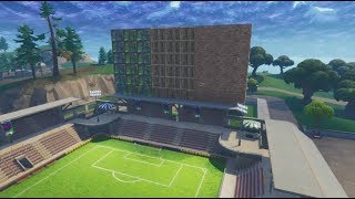 Construction du Drapeau de la FRANCE sur FORTNITE Battle Royale quotALLEZ LES BLEUSquotquot [upl. by Lacie201]