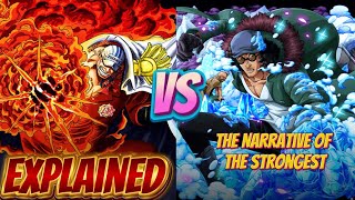 Why Akainu vs Aokiji BREAKS One Piece  Full Narrative Analysis Everything We Know So Far [upl. by Arihsay]