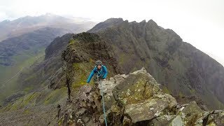 Climbing the Inaccessible Pinnacle In Pinn  Skye Sgùrr Dearg munro and the Cuillin ridge [upl. by Emaj]