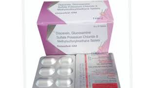 Osteofed GM Tablets Diacerein Glucosamine Sulfate Potassium Chloride amp Methylsulfonylmethane [upl. by Rabbaj]