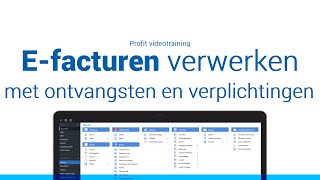 Efacturen verwerken ontvangsten en verplichtingen [upl. by Clevey]